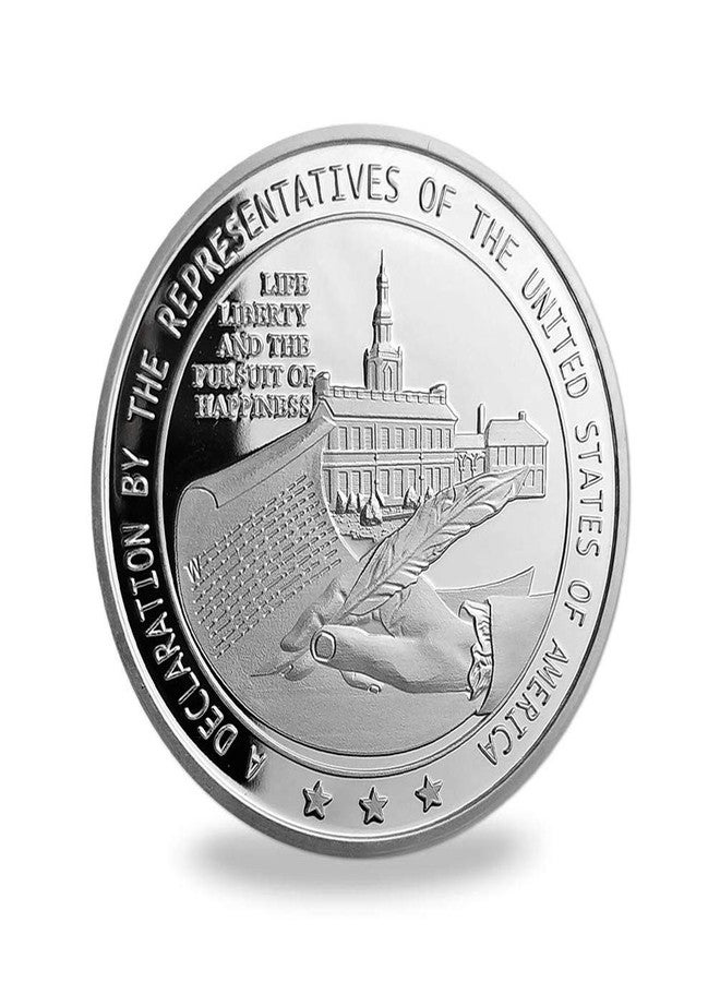 Glamtune US Military Challenge Coin Presidential 1776 Declaration of Independence Coin (Single Coin) - Image 2